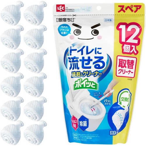 激落ちくん 流せるポイッとクリーナースペア(12個入)[住居用掃除用品 その他]