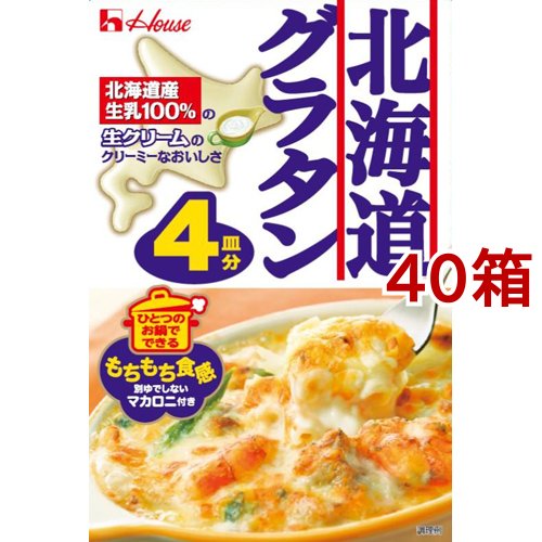ハウス 北海道グラタン 4皿分(164g*40箱セット)[インスタント食品 その他]