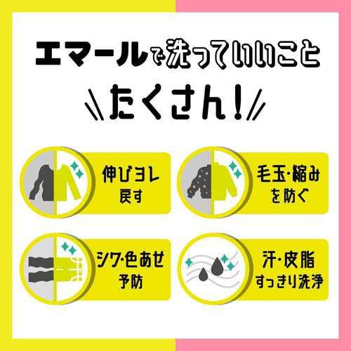 エマール 洗濯洗剤 アロマティックブーケの香り 詰め替え 特大サイズ ...