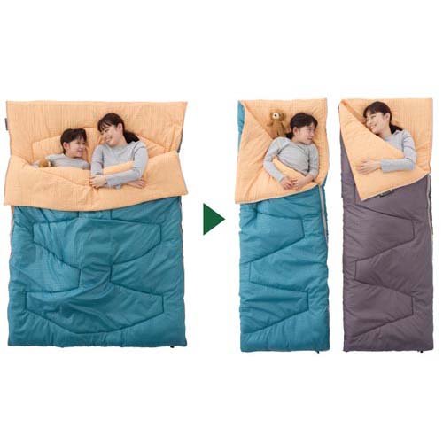 LOGOS ミニバンぴったり寝袋 -2℃ BD(1枚)[シュラフ]