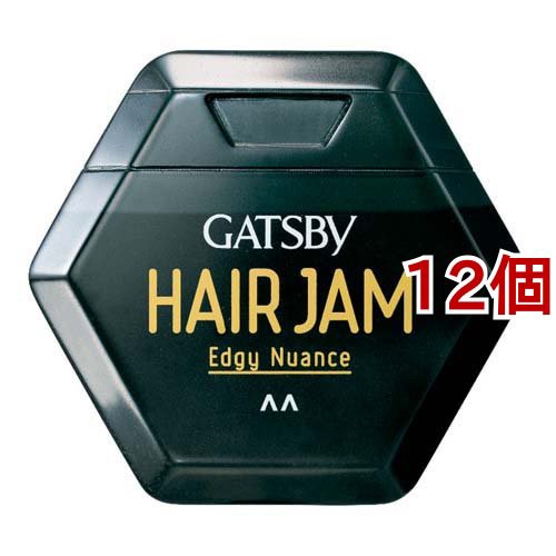 ギャツビー ヘアジャム エッジィニュアンス(110ml*12個セット)[男性用ワックス]