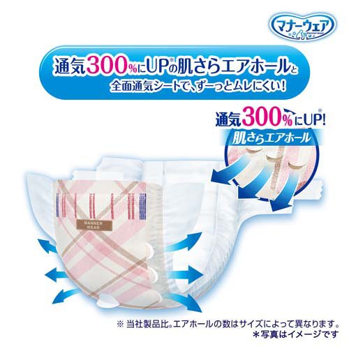 マナーウェア 長時間快適オムツ 女の子用 M 犬用(30枚入×8セット)[ペットシーツ・犬のトイレ用品]_2