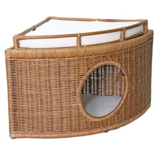 ラタンチーズハウス ブラウン(1個)[ペットのお散歩用品・おしゃれ]の通販は 15,048円