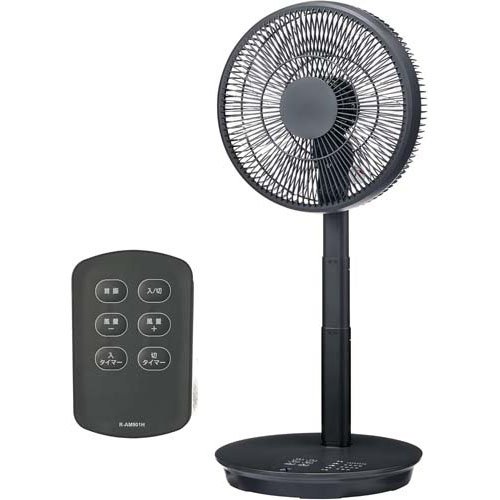 コンパクトに収納できるDCリビング扇風機 グレー YT-D3493HFR(1台)[扇風機]