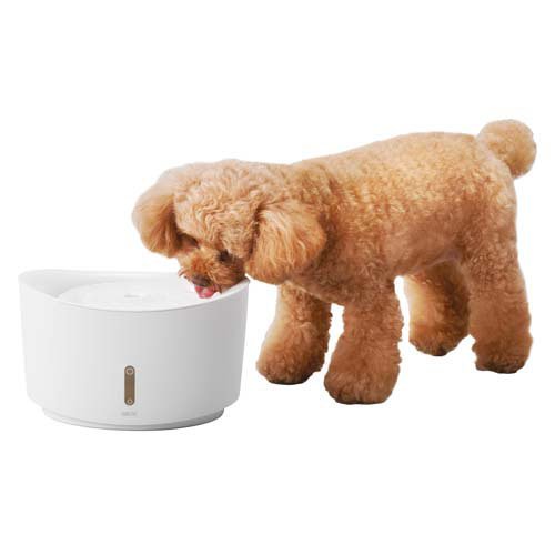 ピュアクリスタル ウェル 1.5L 犬用 ホワイト(4セット)[ペットの雑貨・ケアグッズ]_1