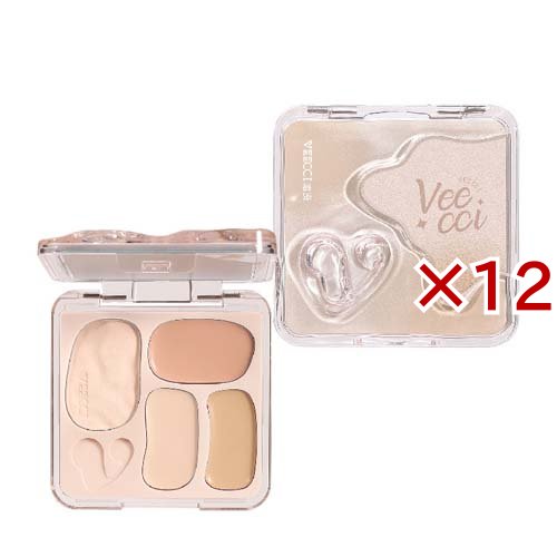 VEECCI(ヴィーチ) パーフェクトカバー 4色コンシーラー W01(4.5g×12セット)[コンシーラー]