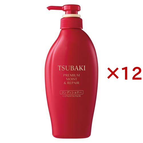 TSUBAKI プレミアム モイスト＆リペア コンディショナー(450mL×12セット)[リンス・コンディショナー その他]