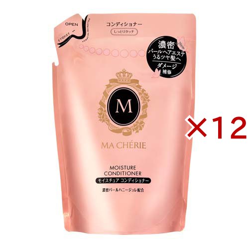 マシェリ モイスチュア コンディショナー EX つめかえ用 f(380ml×12セット)[ダメージケアリンス・コンディショナー]