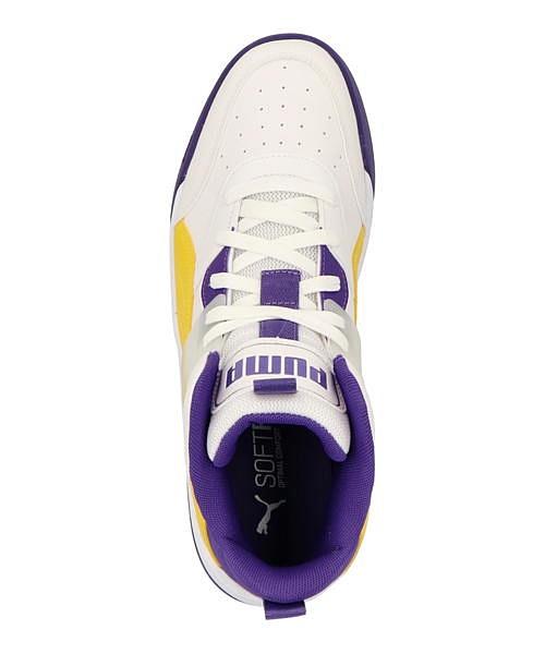 プーマ ハイカット スニーカー メンズ バックコートmid Backcourt Mid Puma プーマホワイト ダンデライオン バイオレットの通販はau Pay マーケット 靴通販のシューズダイレクト