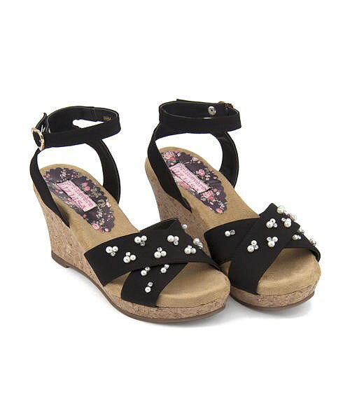 プリムヴェールリズリサ 厚底 サンダル ウェッジソール アンクルストラップ レディース Primevere Liz Lisa 1684 ブラックの通販はau Pay マーケット 靴通販のシューズダイレクト