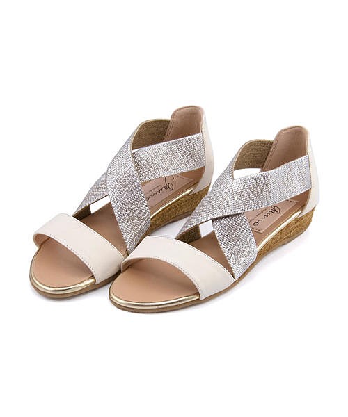 サンダル ヒール 痛くない 歩きやすい 疲れにくい レディース ガイモ Gaimo Natal Jk ホワイトの通販はau Pay マーケット 靴通販のシューズダイレクト