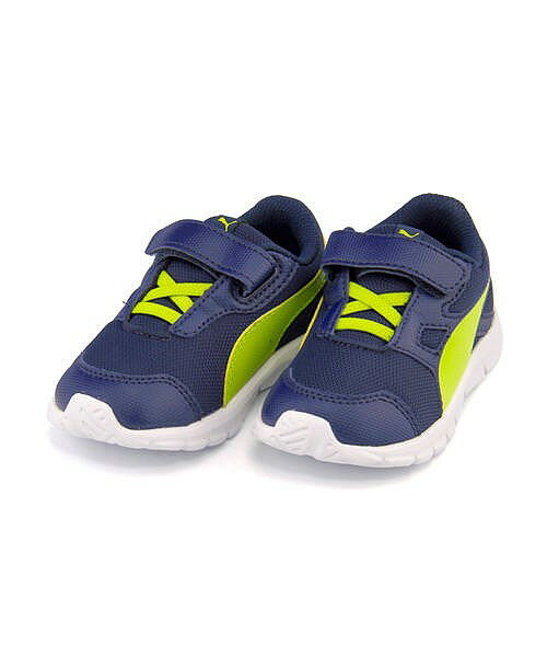 プーマ スニーカー 女の子 男の子 キッズ ベビー 子供靴 軽量 Flexracer V Infant Puma 1121 ブルーデプス ナージーイエローの通販はau Pay マーケット 靴通販のシューズダイレクト