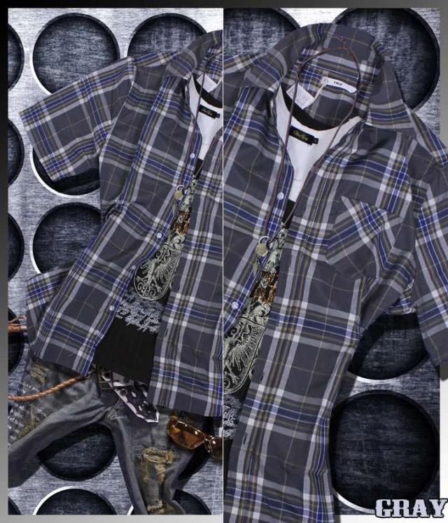 チェックシャツ メンズ 半袖シャツ ブロードチェック アメカジ サロン ブラック 赤 白 グレー 黒 紫 緑 黄色 メール便 対応の通販はau Pay マーケット 甚平 浴衣 つなぎ バッグ専門avril アヴリル Au Pay マーケット店