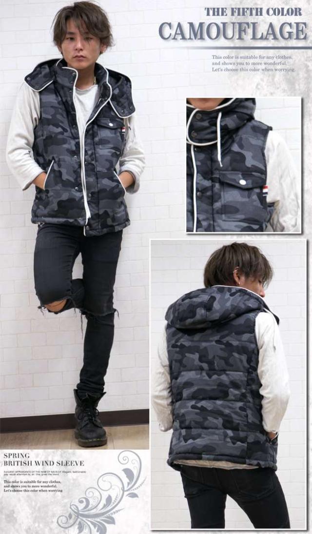 ダウン ベスト メンズ 中綿 ダウンベスト ブラック 黒 ネービー 迷彩 カモフラ 大きいサイズの通販はau Pay マーケット 甚平 浴衣 つなぎ バッグ専門avril アヴリル Au Pay マーケット店