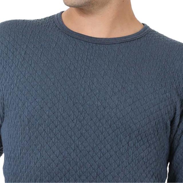 送料無料】ひだまり健康肌着 チョモランマ 紳士長袖丸首シャツ