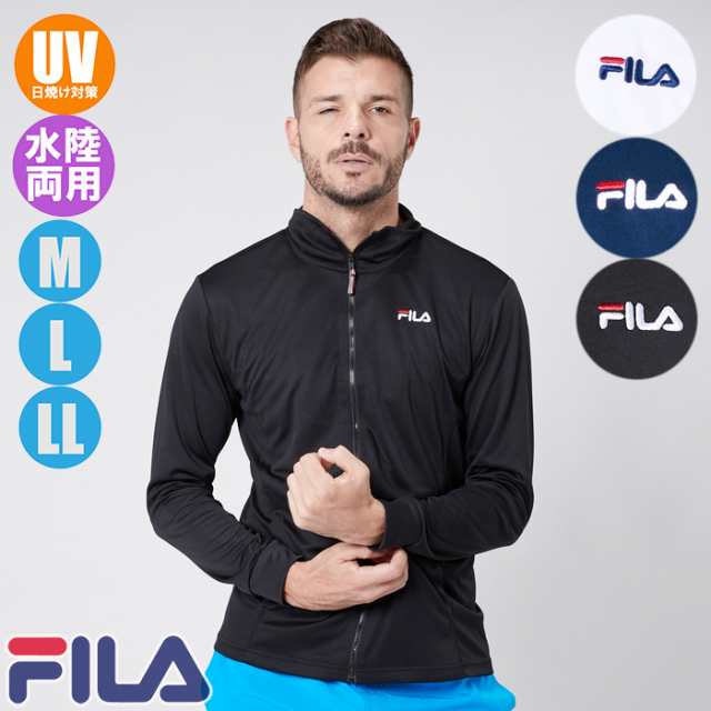 ラッシュガード 「FILA/フィラ」キッズUVパーカー ラッシュガード キッズ 楽しく