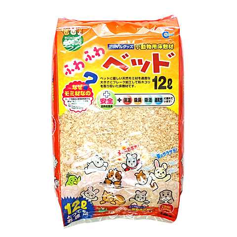 ふわふわベッドお徳用 12l ハムスター 床材 チップ 敷材 マット 小動物 マルカン Marukanの通販はau Pay マーケット 小動物専門店ヘヴン