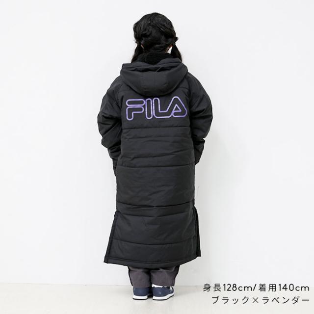 希少【PUMA】90sヒットユニオン製 ベンチコート デカロゴ ボア裏地 黒