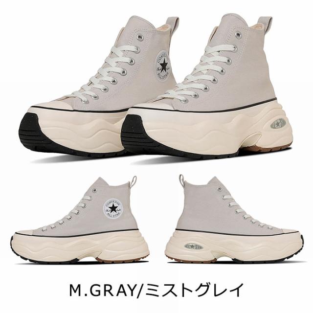 コンバース スニーカー 厚底 ホワイト ハイカット レディース 23cm 23.5cm 24cm 24.5cm 25cm コンバース オールスター サージトレーナー HI スニーカー キャンバス ハイカット ALL STAR SURGETRAINER HI 送料無料