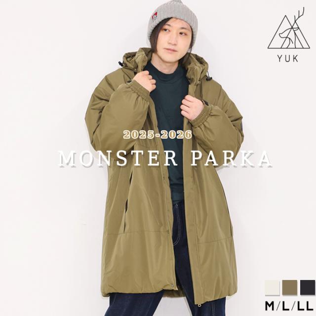 ユック 中綿ジャケット モンスターパーカー メンズ レディース ベンチ