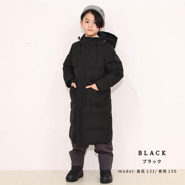 k143 ノースフェイス ロング中綿コート ベンチコート ブラック 160 