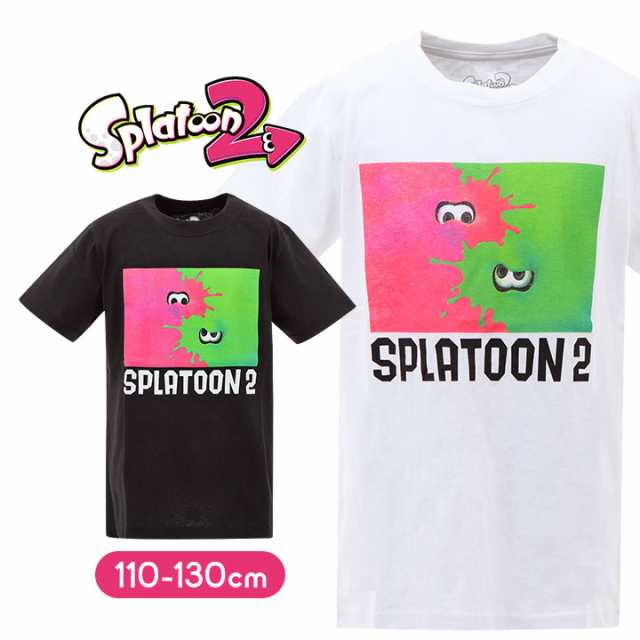 スプラトゥーン2 ロゴプリント Tシャツ 半袖 男の子 女の子 トップス 110cm 1cm 130cm 半そで 子供服 キッズ 子供 こども 子ども 夏の通販はau Pay マーケット マンハッタンストア