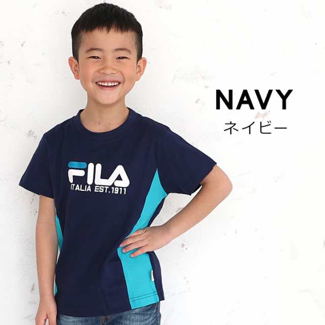 Tシャツ キッズ 半袖 男の子 110cm 1cm 130cm 小学生 フィラ Fila スポーツ カジュアル ボーイズ クルーネック トップス カットソー の通販はau Pay マーケット マンハッタンストア