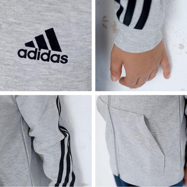 アディダス Adidas ジップパーカー 男の子 ジャケット 羽織り 子供服 キッズ ジュニア 修学旅行 キッズパーカー 長袖 ファスナー パーカの通販はau Pay マーケット マンハッタンストア