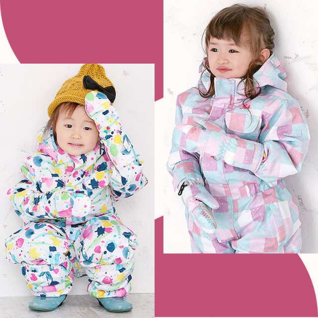 Bigsale スキーウェア キッズ ベビー つなぎ 80 90 100 110 1 130cm ジャンプスーツ 女の子 男の子 子供 スキー 上下セット 耐水圧5の通販はau Pay マーケット マンハッタンストア