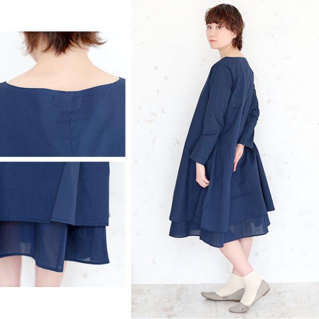 ワンピース ロング A ライン ワンピ レディース ボリュームワンピース 春 秋 春秋 長袖 綿100 ひざ丈 大人 代 30代 40代 Ol ママ 母 の通販はau Pay マーケット マンハッタンストア