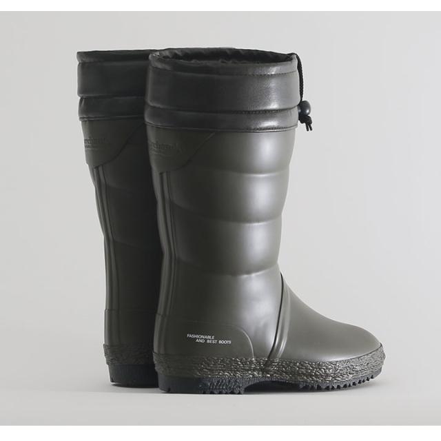 スノーブーツ レインブーツ レディース 長靴 ラバーブーツ 防寒 防滑 アウトドア 農作業 作業靴 第一ゴム 日本製 国産 大人用 女性 22.5cm 23cm 23.5cm 24cm 24.5cm 25cm ブラック カーキ 雪道 除雪 フレッシュ W50