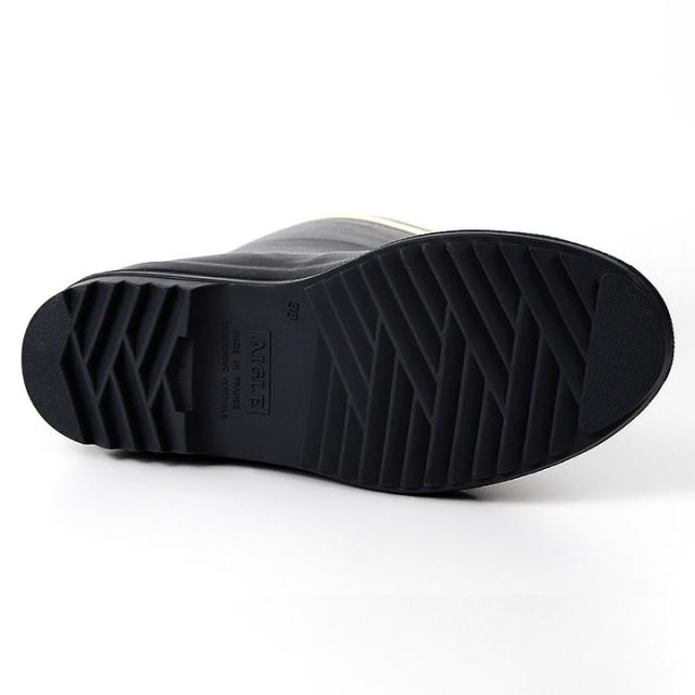 エーグル AIGLE ブーツ ラバーブーツ ジュニア レディース ブーツ 女の子 ロングブーツ カジュアル 女性 レディース 秋冬 大人靴 22.5cm 23cm 23.5cm 24cm 24.5cm シャンテブーツ ストライプ ラバーブーツ マリン レモニー ルージュ