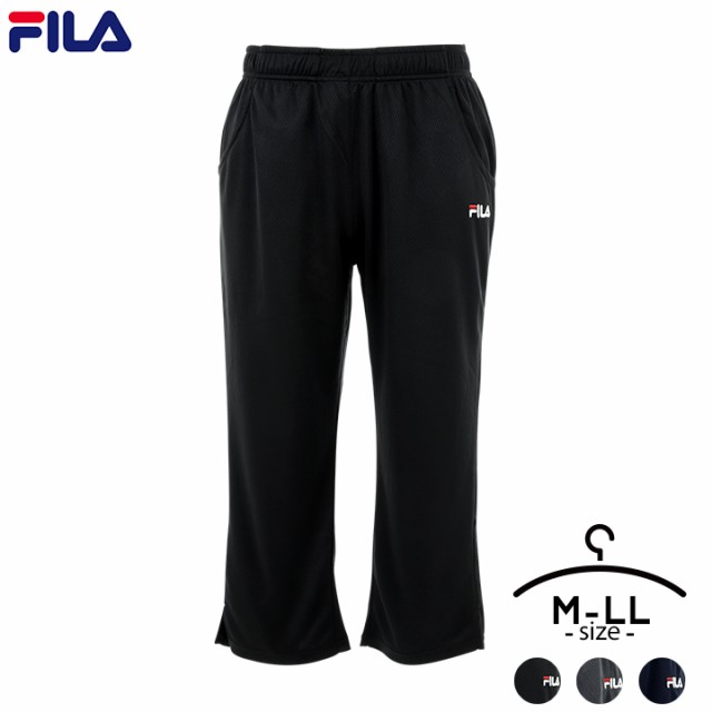 FILA フィラ クロップドパンツ レディース M L LL 保湿冷感 紫外線遮蔽