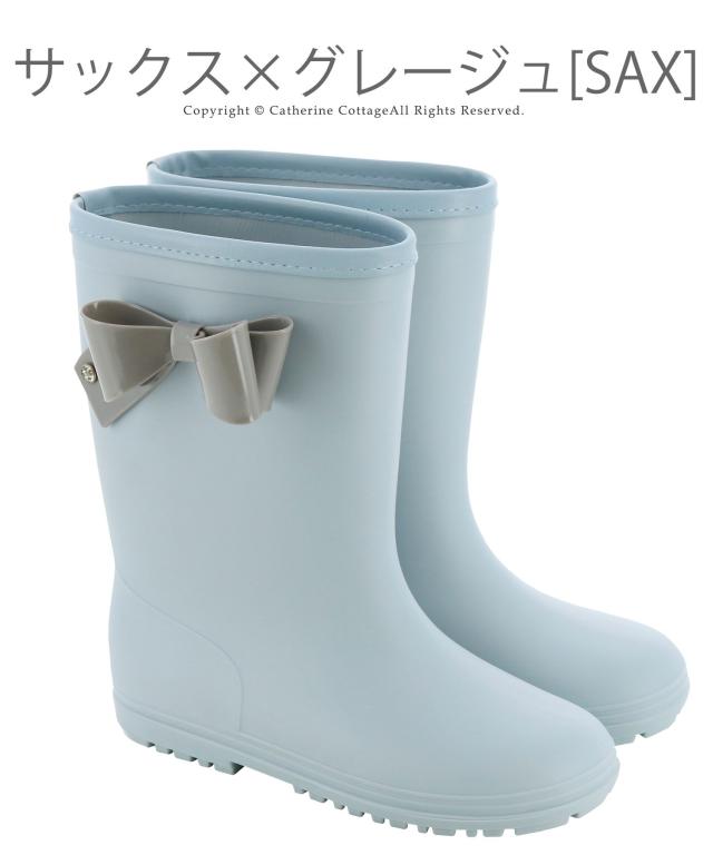新作販売 レインブーツ キッズ 女の子 長靴 サイドリボンレインブーツ 16 17 18 19 21 22 23cm Tak Recomenda Co