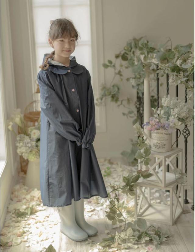 キッズ レインコート ランドセル対応 女の子 男の子 男女兼用 ネイビー 小花柄 S 110 1cm M 130 140cm L 150 160cm Tak Tk6052の通販はau Pay マーケット キャサリンコテージ Au Pay マーケット店