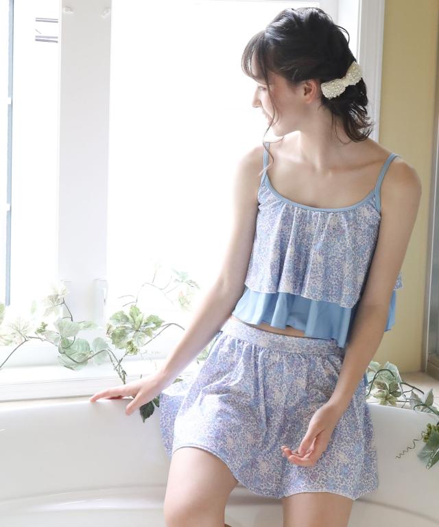 女の子水着 キッズ ジュニア セパレート おしゃれタンキニスカートスイムウェア ガーリー140 150 160cm Tak Tm4007の通販はau Pay マーケット キャサリンコテージ Au Pay マーケット店