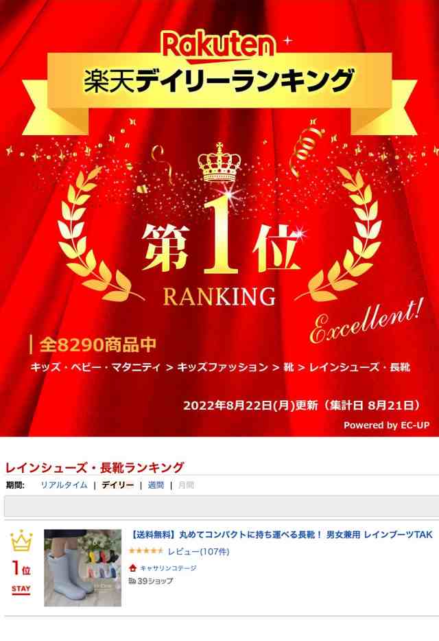 DE003 折りたたみレインブーツ 長靴【送料無料】 レディース キッズ ロング ジュニア 男の子 女の子 雪遊び 軽量 子供 TAK 18 19  20cm 21の通販はau PAY マーケット キャサリンコテージ au PAY マーケット店 au PAY マーケット－通販サイト