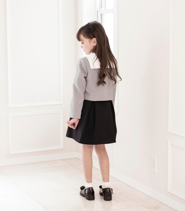 送料無料】MA800 入学式 女の子 スーツ セーラー衿 子供服
