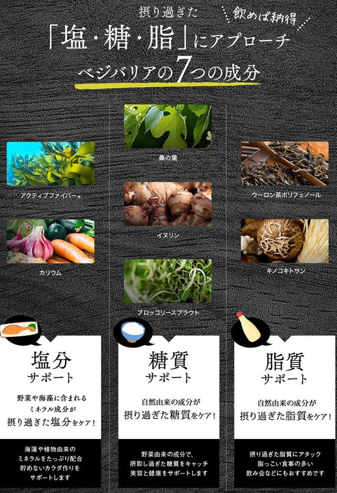 ポイント増量 ベジエ ベジバリア塩糖脂ブラック 180粒 60回分x2個セット ダイエット 美容 サプリ 活性炭 チャコール〔mr-2507-2〕の通販は ポイント増量 ベジエ ベジバリア塩糖脂ブラック 180粒 60回分x2個セット ダイエット 美容 サプリ 活性炭 チャコール〔mr-2507-2〕の通販は