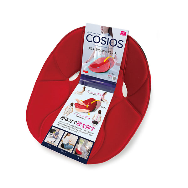 ボードクッション cosios コシオス ブラック レッド 姿勢矯正 骨盤クッション 体幹トレーニング バランスクッション 美姿勢 座布団 在宅ワーク エクササイズ_11
