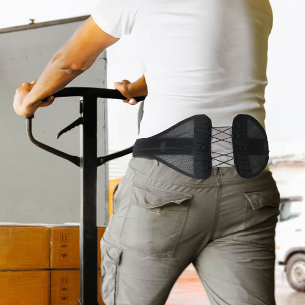 メッシュ生地　腰痛　腰ベルト　サポートベルト　コルセット　ダイエットベルト　S | 腰 サポーター 腰用 コルセット 骨盤ベルト 腰楽ベルト姿勢