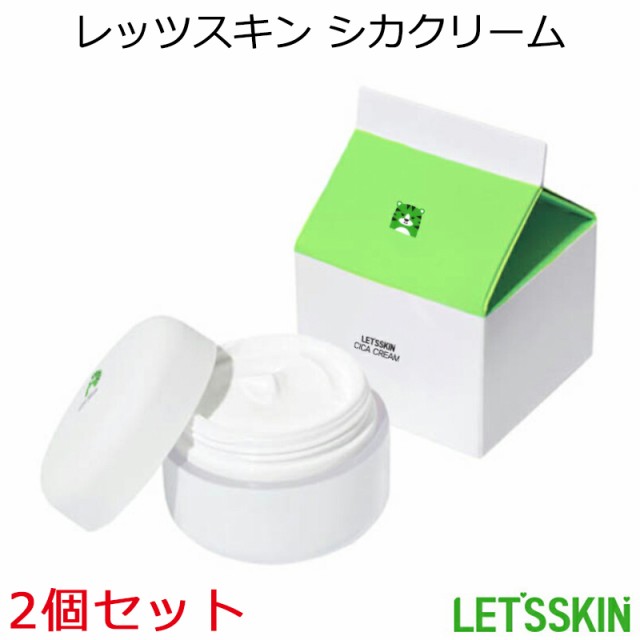 レッツスキン シカクリーム 2個セット【CICA】【韓国コスメ】【Lets  Skin】【ラブリーコス】【Lovelycos】【ダーマル】【DERMAL】【スキ｜au PAY マーケット