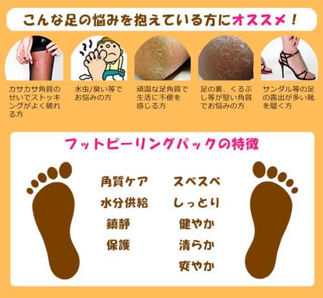 Mijin ミジン Mj Care ソフト ミラクル フットピーリング パック 韓国コスメ ゴマージュ の通販はau Pay マーケット プラセンタの美活 5900円以上で送料無料