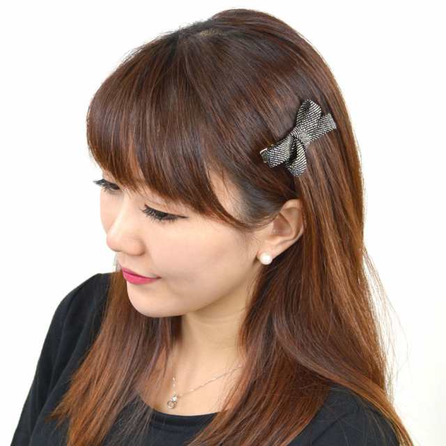 ヘアクリップ ミニ リボン ヘアピン 2個セット セット 黒 クリップ ヘアアクセサリー 髪飾り 前髪 ダブルリボン Hak726 の通販はau Pay マーケット テラコッタ