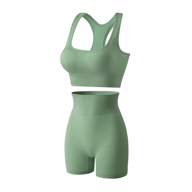 スポーツブラ レギンス 上下セット ブラトップ フィットネス