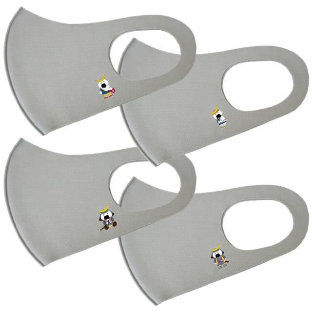 洗えるマスク 4枚セット むすび丸 ご当地 コラボ 仙台 宮城 ゆるキャラ 大人用 立体マスク 3dマスク ファッションマスク Ep0011 の通販はau Pay マーケット ポンクロ