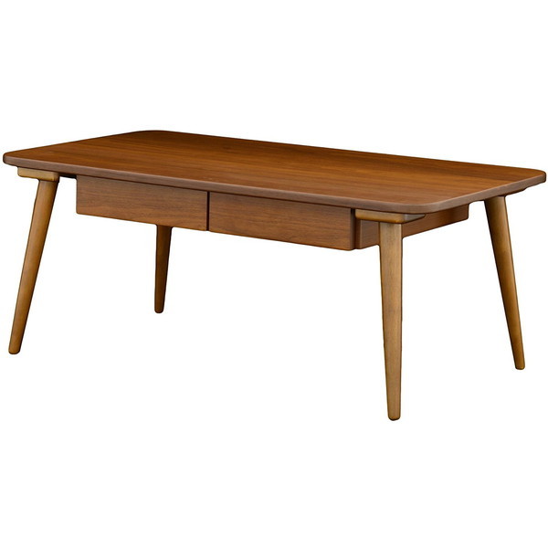 佐藤産業 VT4090HT DBR Sereno(セレノ) ローテーブル リビングテーブル(引き出し付き・90cm幅) メーカー直送の通販は