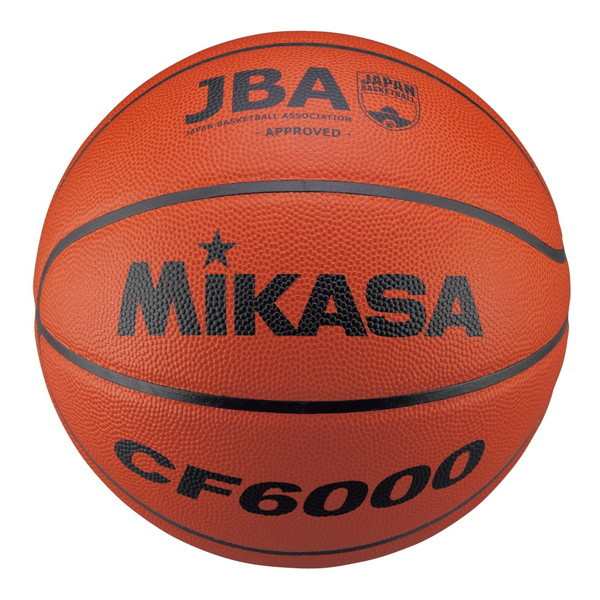 MIKASA CF6000 バスケット6号 検定球 天然皮革 茶