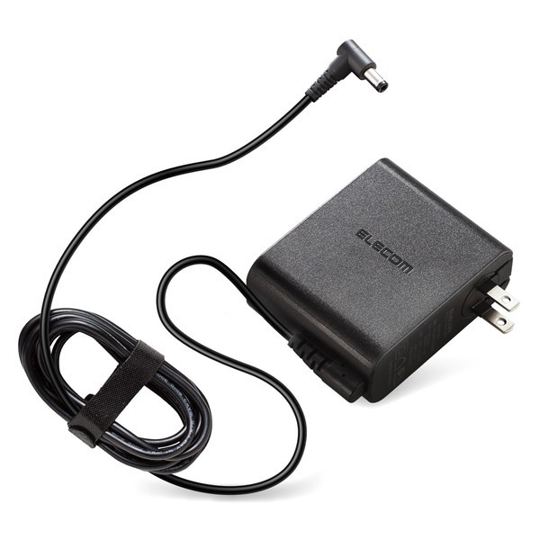 ELECOM ACDC-1965FUBK ノートPC用ACアダプター 丸型コネクタ 19V FUJITSU メーカー直送の通販は
