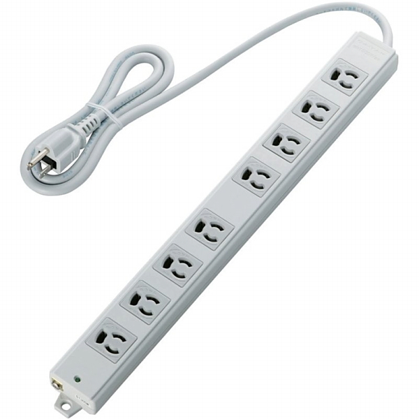 ELECOM T-WRM3810LG/RS [EU RoHs指令準拠 二重構造工事用タップ] メーカー直送
